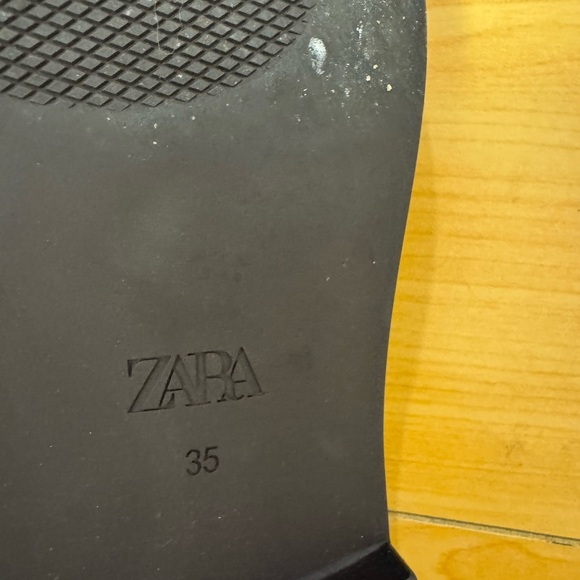 Zara SUEDE CAGE SANDALS size 5 - Picture 4 of 4